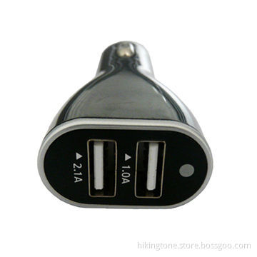 Car charger, 5V 1+2.1A with lightning connector